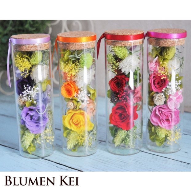 【レッド】プリザーブドフラワー&nbsp;メルティ&nbsp;高さ約16cm