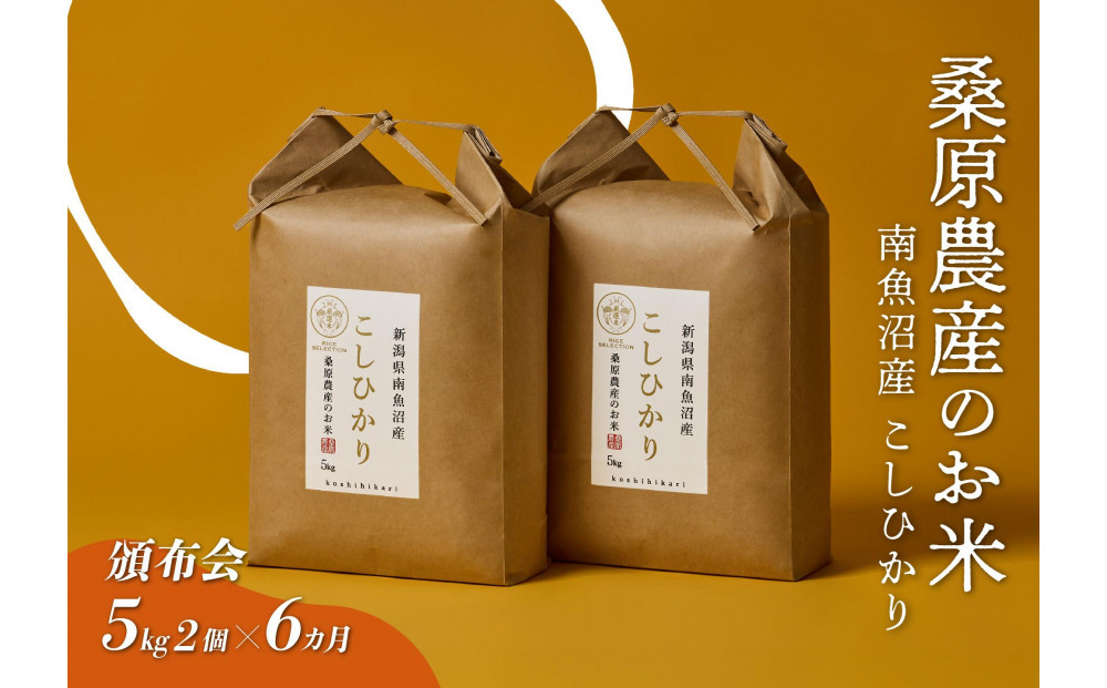 【令和7年度】【頒布会】日本のお米の最高峰　山間地米　南魚沼産コシヒカリ5kg×2　　6カ月