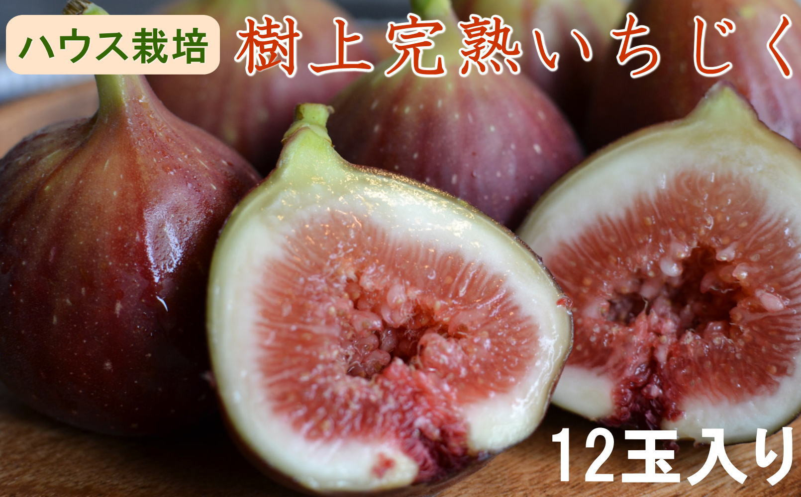 ［ハウス栽培］和歌山県産 樹上完熟 いちじく 12玉入り ★2025年8月より順次発送 ［TM207］