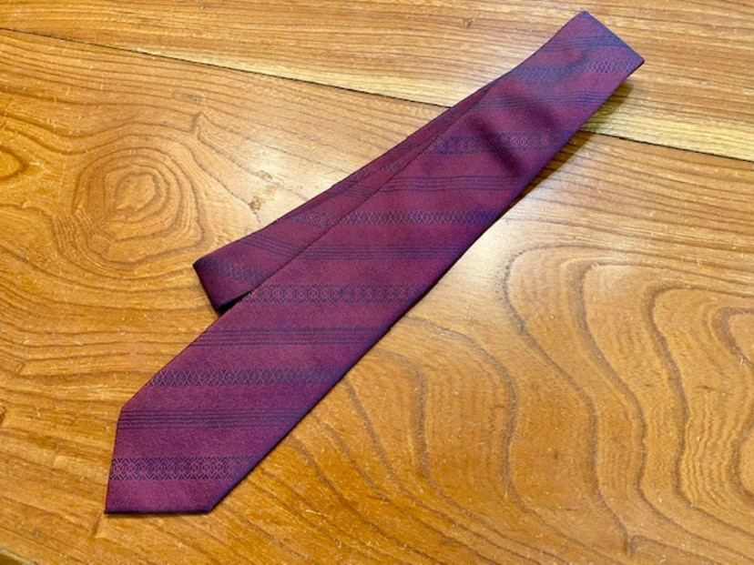 博多織　手織り　献上ネクタイ【赤】