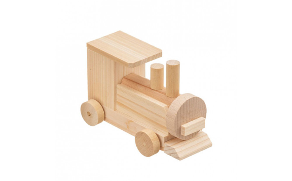 ＭＯＣＣＯ　木の工作キット＜機関車＞木製玩具&nbsp;&nbsp;木のおもちゃ&nbsp;対象年齢６歳から