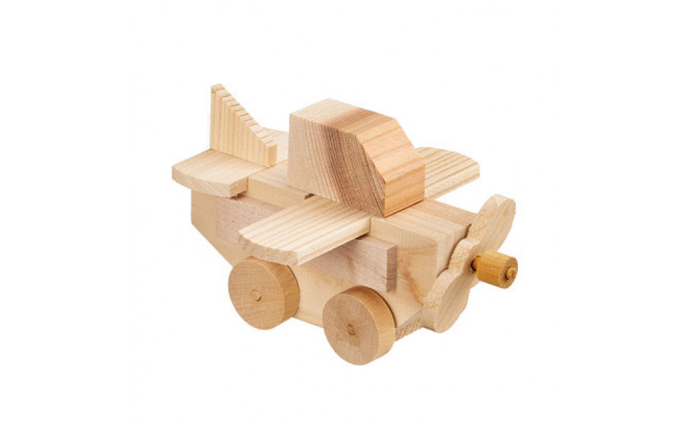 ＭＯＣＣＯ　木の工作キット＜飛行機＞木製玩具  木のおもちゃ 対象年齢６歳から