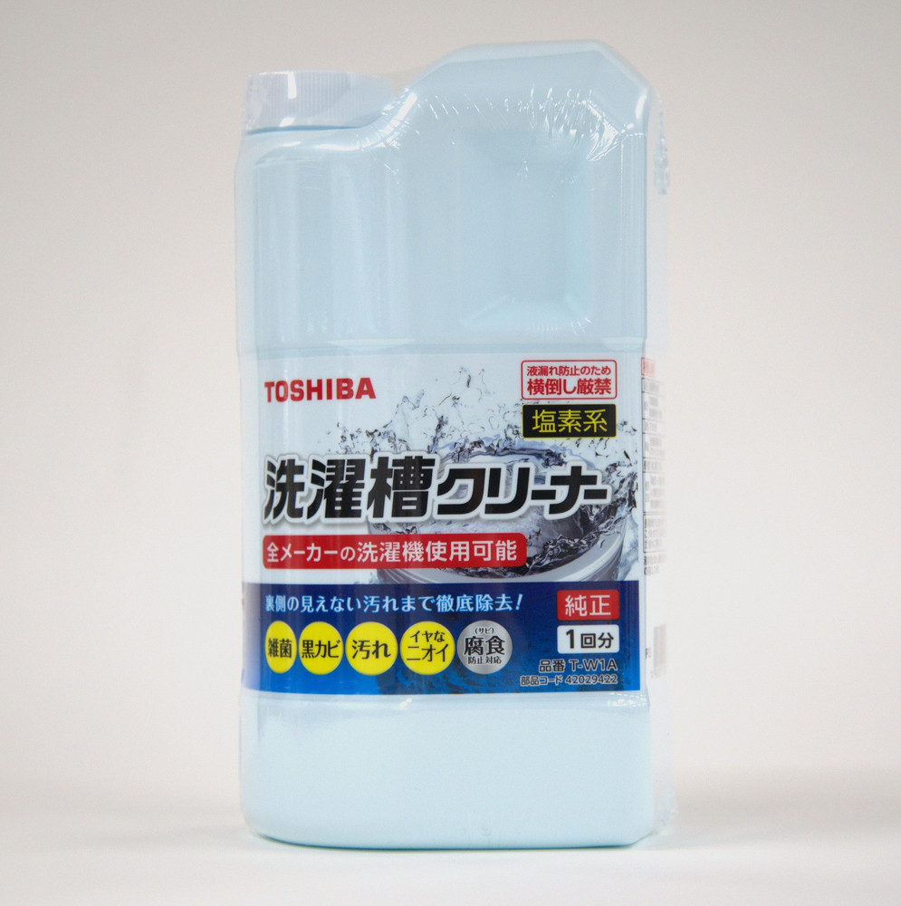 東芝　洗濯槽クリーナー&nbsp;塩素系&nbsp;1回分&nbsp;1,500mL　T-W1A
