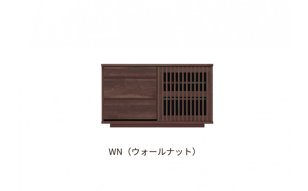【ウォールナット】大川家具&nbsp;幅120cm&nbsp;サイドボード&nbsp;-value-バリュー