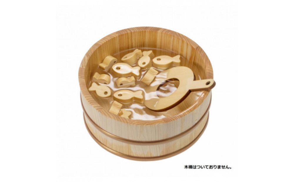 ＭＯＣＣＯ　プカプカ金魚すくい　木製玩具 木のおもちゃ 対象年齢３歳から