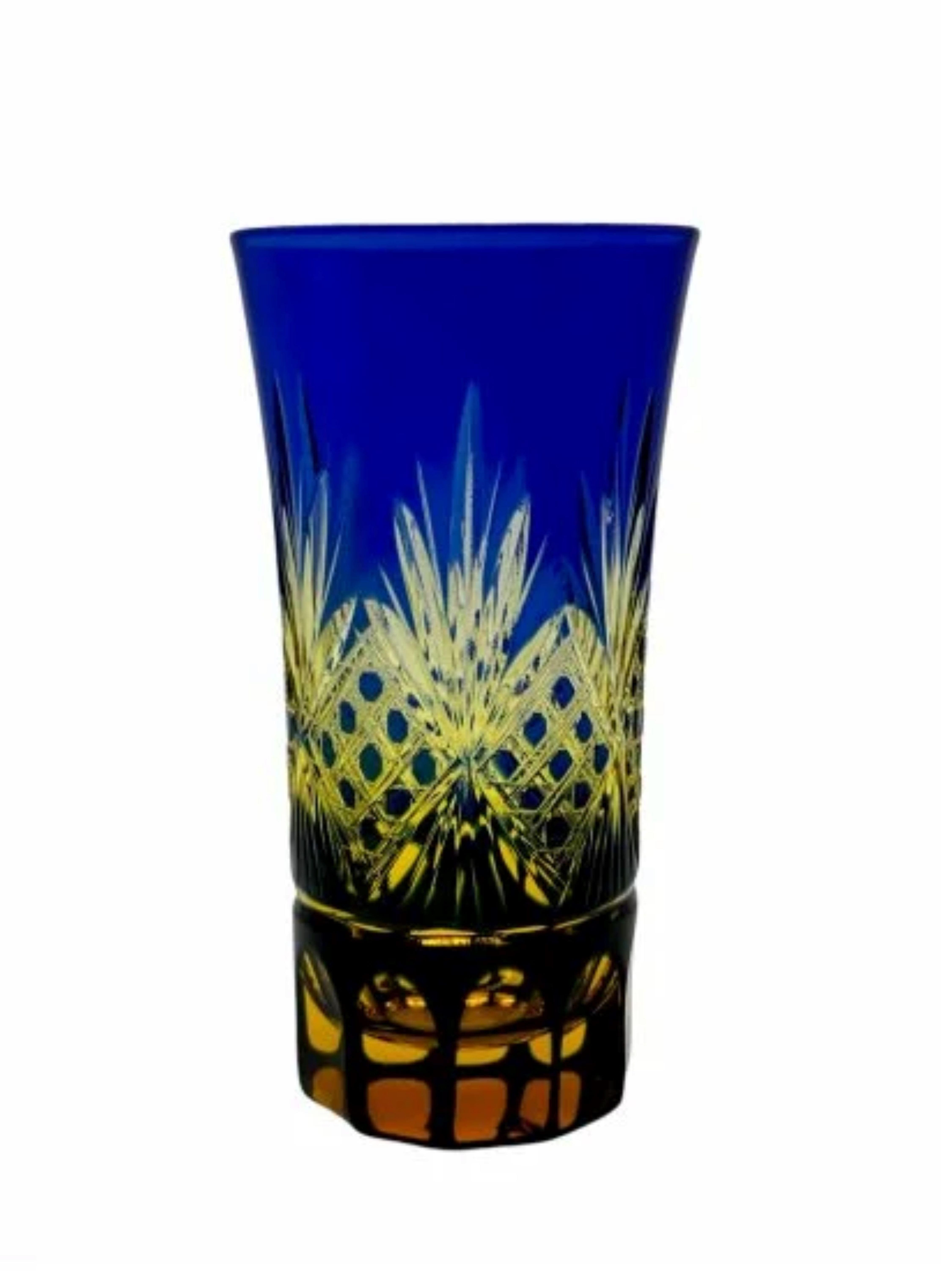 KRビールグラス琥珀‐ブルー&nbsp;［NF44］