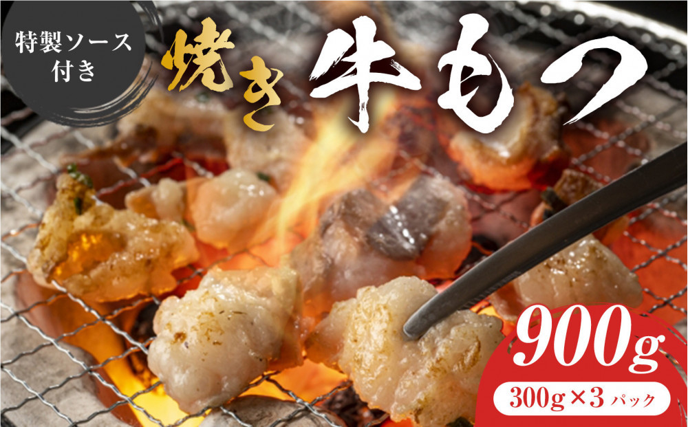 焼きもつ&nbsp;900g&nbsp;(&nbsp;300g×3パック&nbsp;)