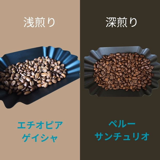 スペシャルティコーヒー豆200g２種セット「深浅の旋律」