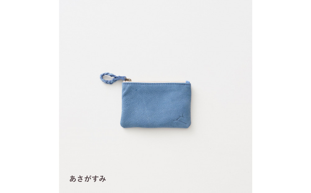 ENISICA&nbsp;エニシカ&nbsp;ジビエ鹿革&nbsp;リンシカ&nbsp;ポーチS&nbsp;朝霞&nbsp;(あさがすみ)