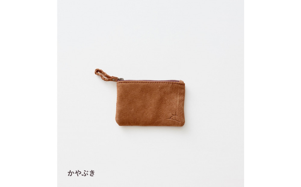 ENISICA&nbsp;エニシカ&nbsp;ジビエ鹿革&nbsp;リンシカ&nbsp;ポーチS&nbsp;茅葺&nbsp;(かやぶき)