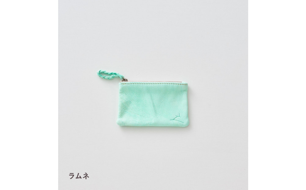 ENISICA&nbsp;エニシカ&nbsp;ジビエ鹿革&nbsp;リンシカ&nbsp;ポーチS&nbsp;ラムネ