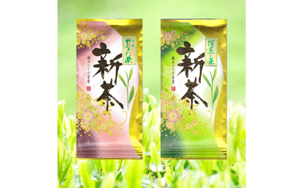 ＜大高茶園＞令和８年の新茶&nbsp;お茶処静岡&nbsp;特選やぶきた新茶と深蒸し新茶&nbsp;飲み比べセット
