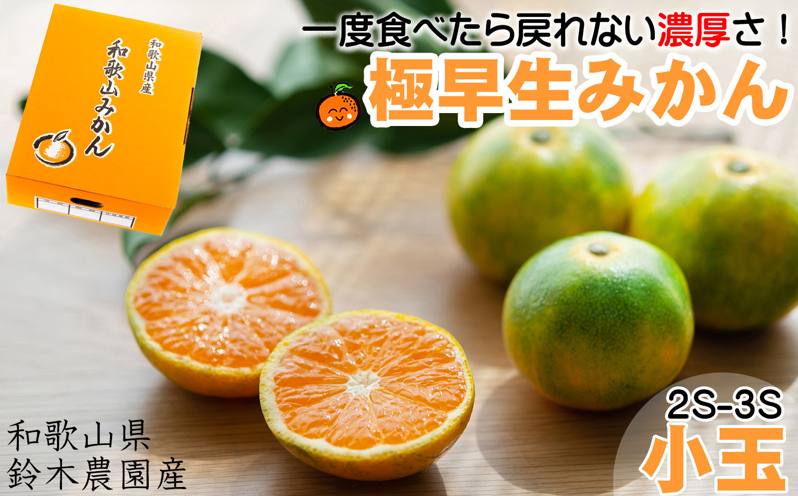 【極早生みかん】ゆら早生&nbsp;又は&nbsp;YN26&nbsp;約3キロ&nbsp;SS・3Sサイズ&nbsp;和歌山県産&nbsp;農園直送
