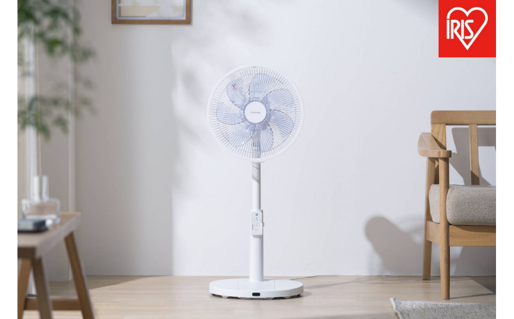 扇風機 DCリビング扇 フルリモコン式 LFD-307L-W ホワイト