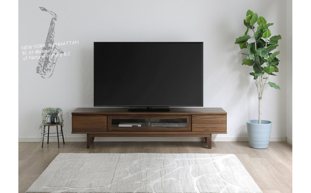 大川家具&nbsp;幅180cm&nbsp;テレビボード&nbsp;無垢材&nbsp;-owl-オウル