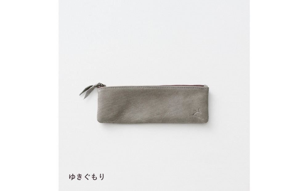 ENISICA&nbsp;エニシカ&nbsp;ジビエ鹿革&nbsp;カクシカ&nbsp;ペンケース&nbsp;雪曇（ゆきぐもり）