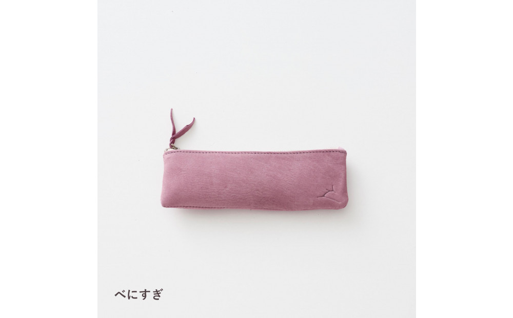 ENISICA&nbsp;エニシカ&nbsp;ジビエ鹿革&nbsp;カクシカ&nbsp;ペンケース&nbsp;紅杉（べにすぎ）