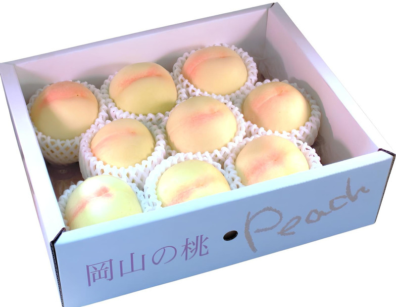 〈おかやまの白桃をご家庭でも♪〉品種はおまかせ！&nbsp;岡山の白桃&nbsp;２kg&nbsp;晩生種&nbsp;7～９玉