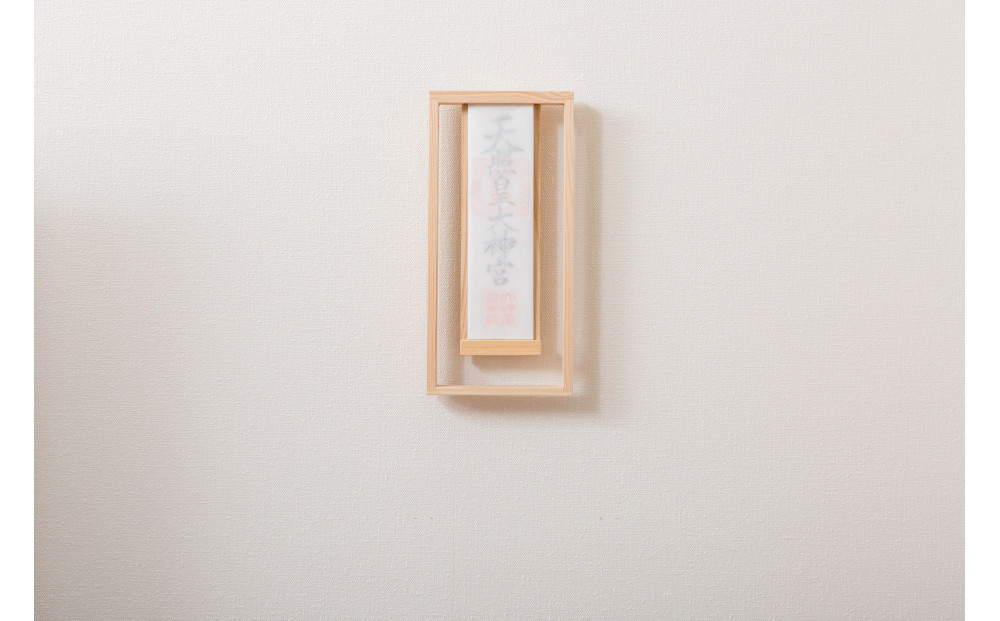 うかぶ神棚　角本体（桧材）【配送不可：沖縄・離島】