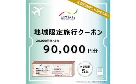 島根県出雲市　日本旅行　地域限定旅行クーポン90,000円分