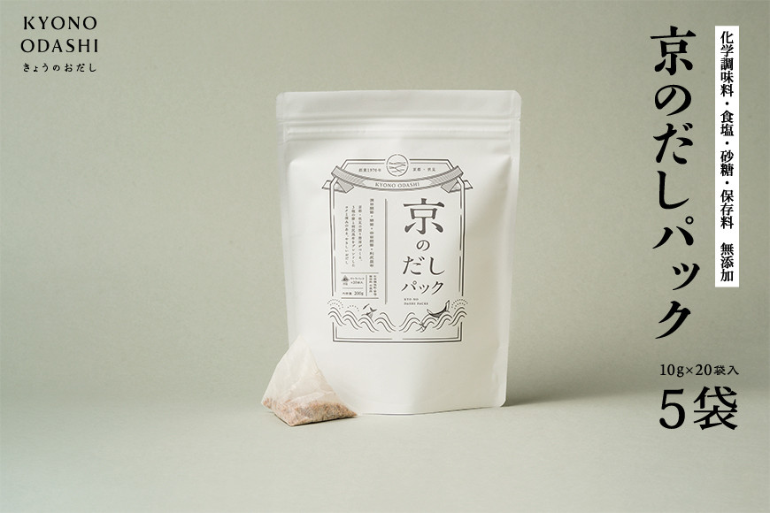 【きょうのおだし】京のだしパック 5袋［ 京都 削り節屋 おだしのプロがつくる本格だしパック 無添加 調味料 出汁 味噌汁 鰹節 昆布 人気 おすすめ おいしい グルメ お取り寄せ 通販 送料無料 ふるさと納税 ］
