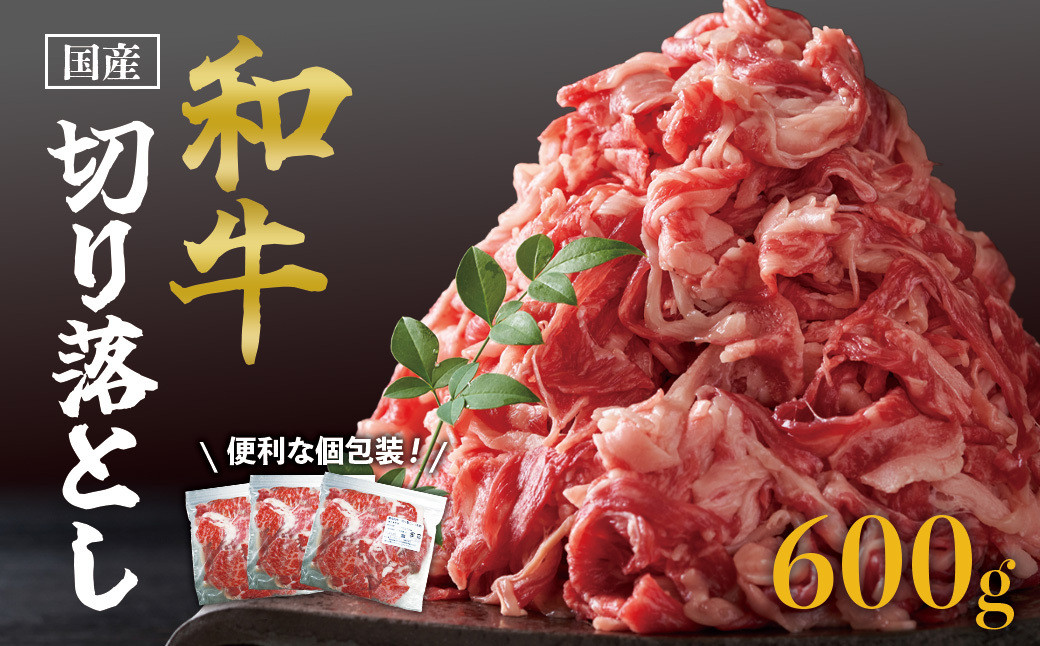 国産和牛切り落とし600ｇ