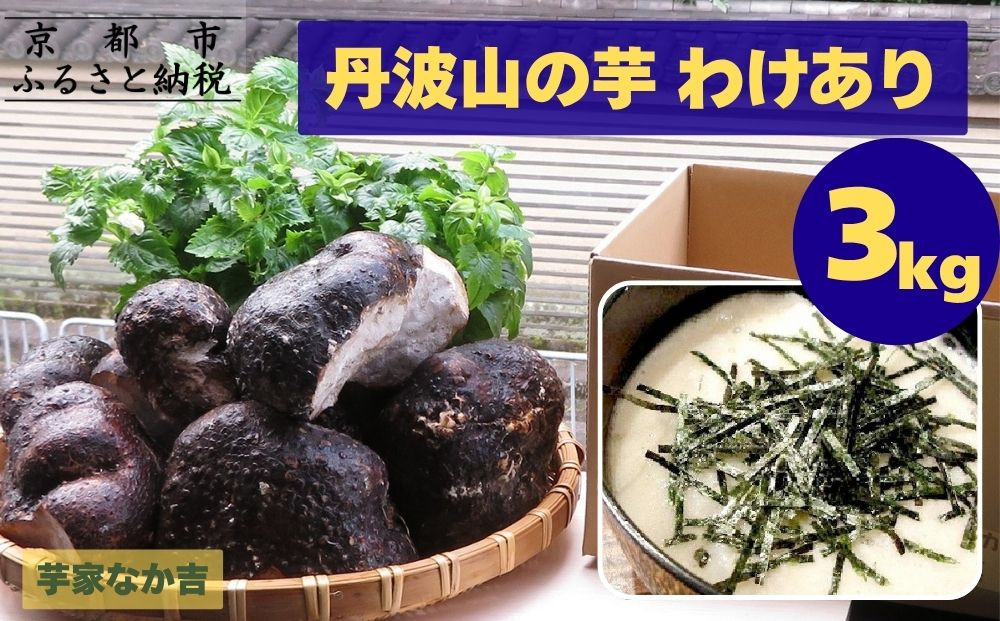 【芋家なか吉】丹波山の芋&nbsp;わけあり&nbsp;3キロ&nbsp;11月収穫のとれたての新芋［&nbsp;京都&nbsp;山の芋専門店&nbsp;職人&nbsp;とろろ&nbsp;芋&nbsp;いも&nbsp;イモ&nbsp;野菜&nbsp;3kg&nbsp;不揃い&nbsp;事業者応援品&nbsp;応援&nbsp;人気&nbsp;おすすめ&nbsp;お取り寄せ&nbsp;通販&nbsp;送料無料&nbsp;ふるさと納税&nbsp;］