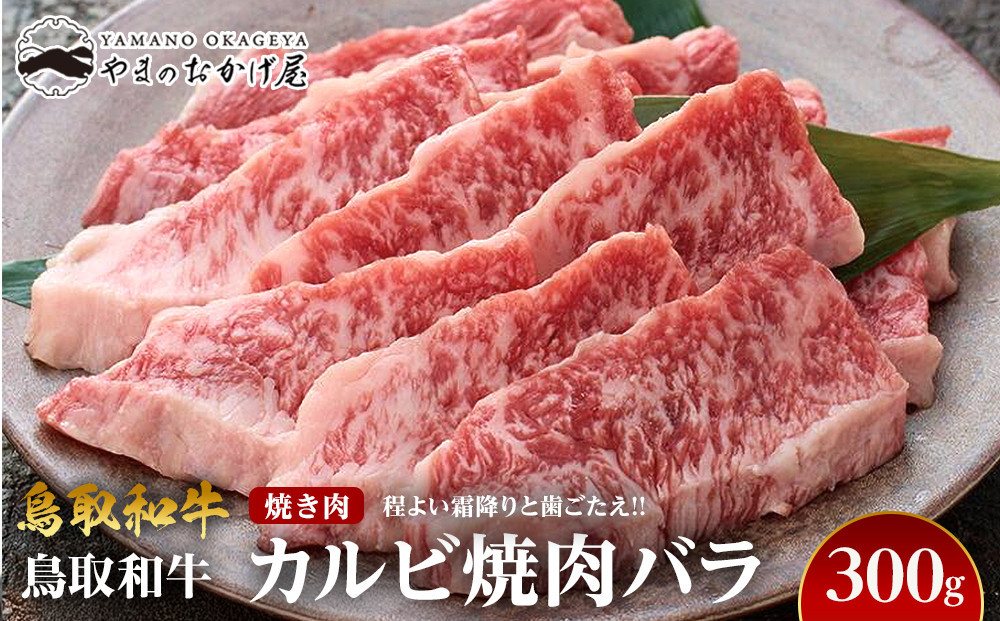 【ポイント交換専用】700.鳥取和牛カルビ焼肉バラ(300g)