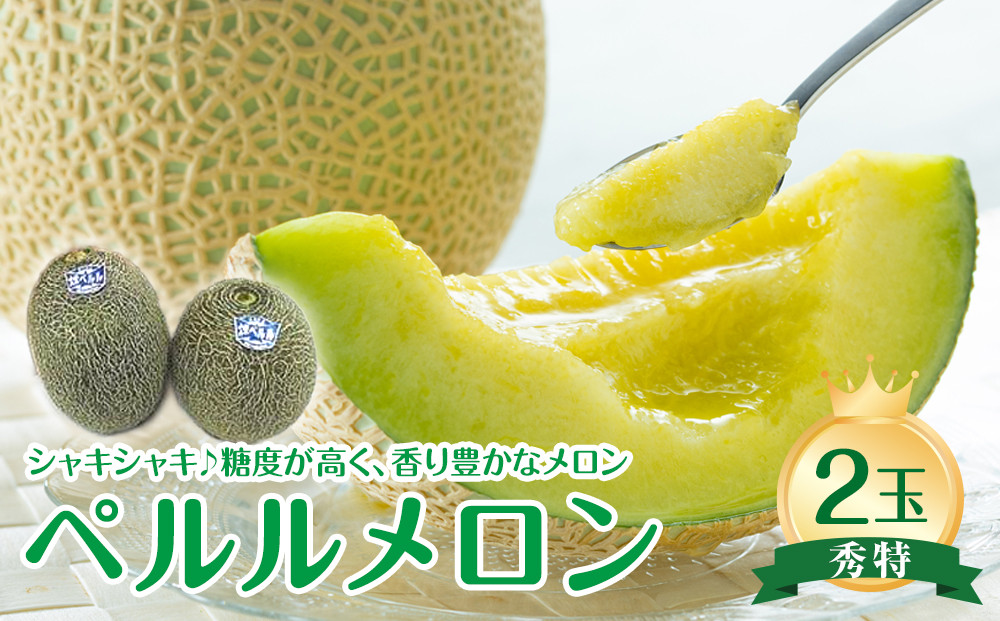 【ポイント交換専用】741.【先行予約】【JA】ペルルメロン&nbsp;秀特×2玉&nbsp;※離島への配送不可&nbsp;※2026年6月中旬頃～7月中旬頃に順次発送予定【メロン&nbsp;めろん&nbsp;フルーツ&nbsp;果物&nbsp;鳥取県&nbsp;北栄町&nbsp;おすすめ&nbsp;人気】