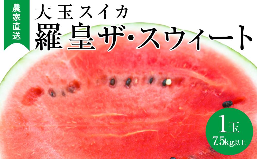 【ポイント交換専用】【先行予約】大玉スイカ『羅皇ザ・スウィート』（こちらの西瓜は大栄西瓜ではありません）&nbsp;2026年7月上旬～7月中旬頃に順次発送
