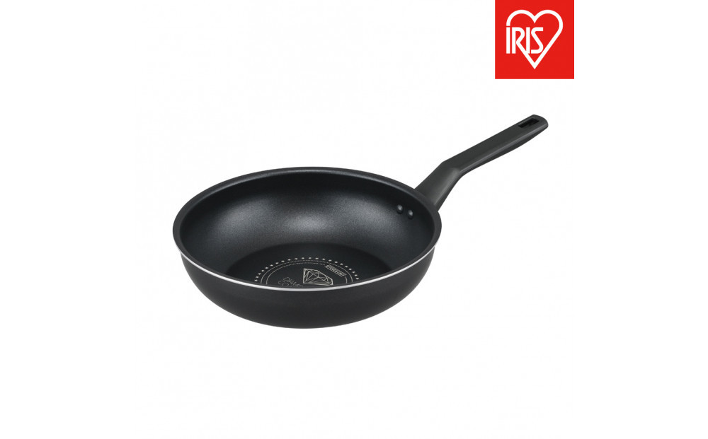 フライパン&nbsp;ダイヤモンドコートフライパン炒め鍋&nbsp;ガス火対応26cm&nbsp;VDG-W26&nbsp;ブラックメタリック