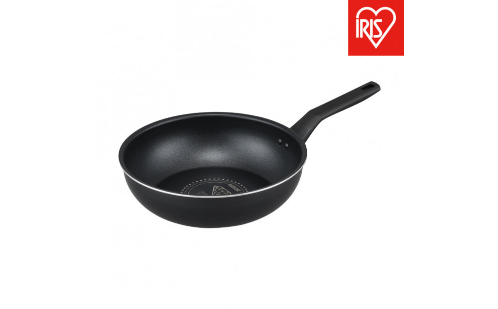 フライパン&nbsp;ダイヤモンドコートフライパン炒め鍋&nbsp;ガス火対応28cm&nbsp;VDG-W28&nbsp;ブラックメタリック