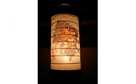 ゆらぎLEDちょうちん　風魔小太郎【ゆらぎ&nbsp;提灯&nbsp;ちょうちん&nbsp;LED電球&nbsp;和紙&nbsp;やわらかい灯り&nbsp;最新技術&nbsp;ゆらぐＬＥＤ電球&nbsp;炎のよう&nbsp;小田原型ちょうちん&nbsp;リアルキャンドルLEDランプ&nbsp;神奈川県&nbsp;小田原市&nbsp;】