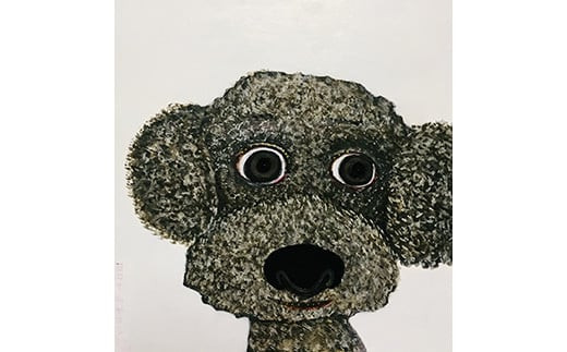 アーティストが『愛しいペットのポートレート』描きますサムホールサイズ スクエア 227×227mm【アート サムホールサイズ　油絵 横井山泰 美術 作家  227×227mm スクエア 神奈川県 小田原市 】