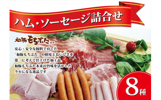 和豚もちぶた使用ハム・ソーセージ詰め合わせ【 惣菜 おかず 家庭用 自宅用 贈答品 贈答用 ギフト お取り寄せ お中元 お歳暮 贈り物 神奈川県 小田原市 】