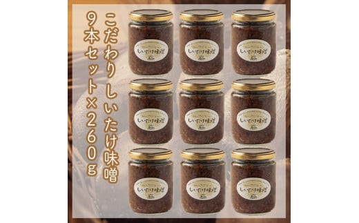 スイスで加工品を学んだ農家が手間暇かけて手づくりした『しいたけ味噌』≪お得サイズ≫9本セット【 家庭用 自宅用 贈答品 贈答用 ギフト お取り寄せ お中元 お歳暮 贈り物 お祝い 神奈川県 小田原市 】