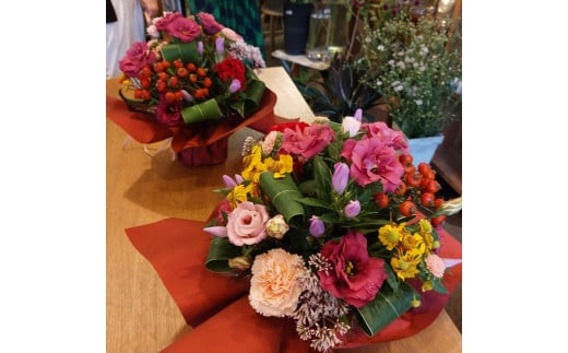 生花アレンジ体験レッスン&nbsp;【&nbsp;フラワーアレンジメント&nbsp;体験&nbsp;チケット&nbsp;神奈川県&nbsp;小田原市&nbsp;】