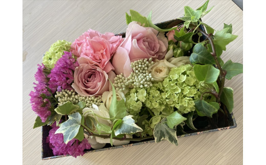 生花BOXアレンジ体験レッスン&nbsp;【&nbsp;フラワーアレンジメント&nbsp;体験&nbsp;チケット&nbsp;神奈川県&nbsp;小田原市&nbsp;】
