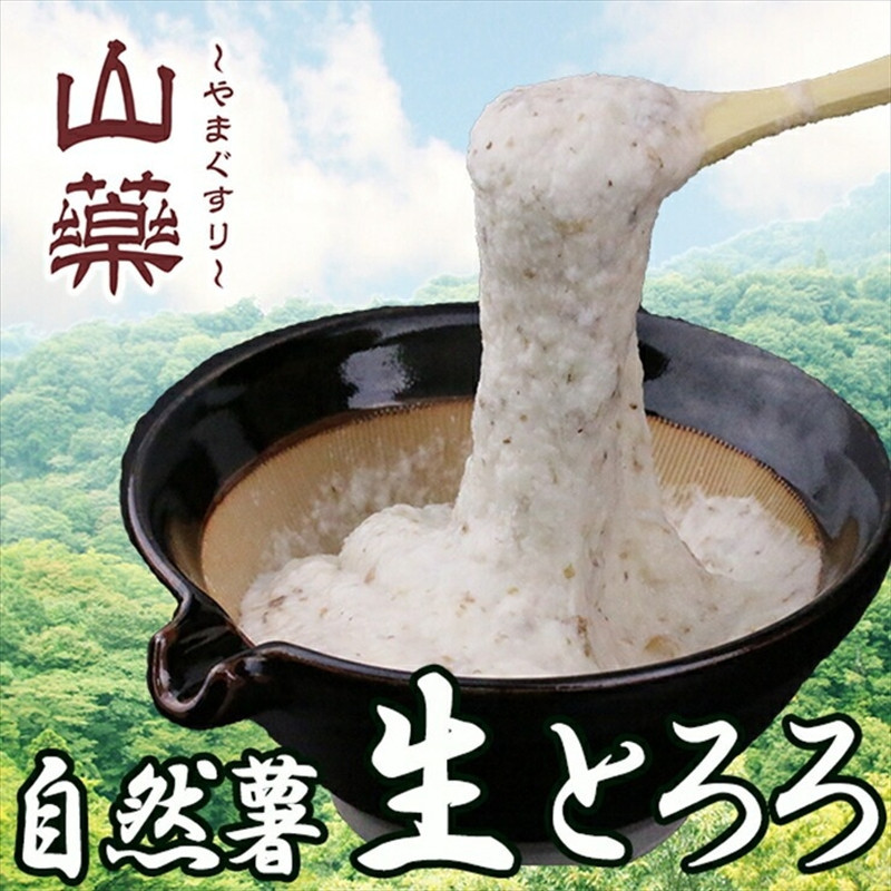 自然薯の味をお楽しみください。自然薯生とろろ100ｇ×10ｐセット【とろろ&nbsp;極上とろろ&nbsp;山芋&nbsp;お家用&nbsp;家庭用&nbsp;国産&nbsp;セット商品&nbsp;自然薯&nbsp;神奈川県&nbsp;小田原市&nbsp;】