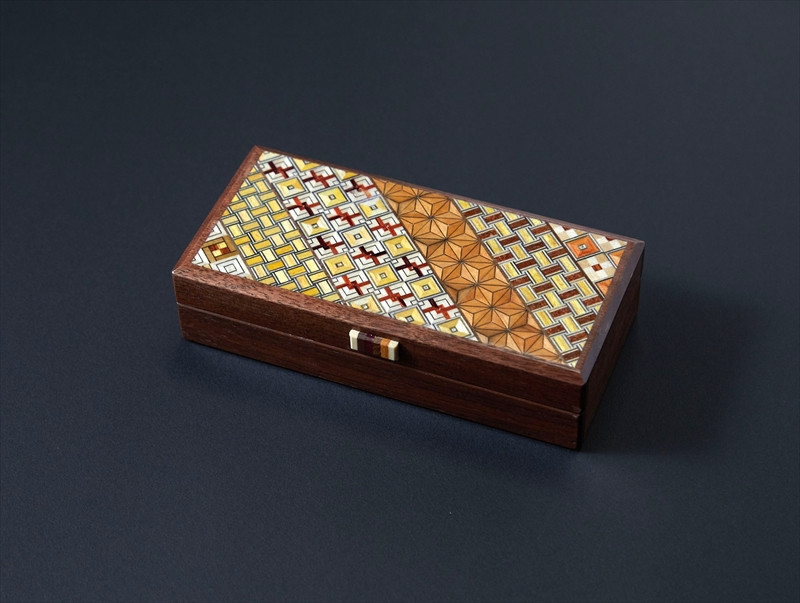 【箱根寄木細工　眼鏡ケース】大切なものをしまう小物入れやアクセサリーケースにも【 眼鏡ケース 神奈川県 小田原市 】