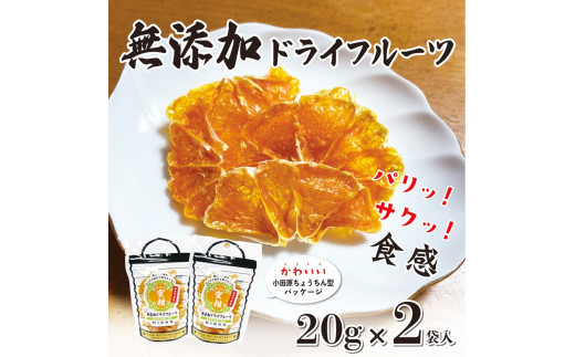 無添加ドライフルーツ(みかん)20g×2袋入【 神奈川県小田原市 】