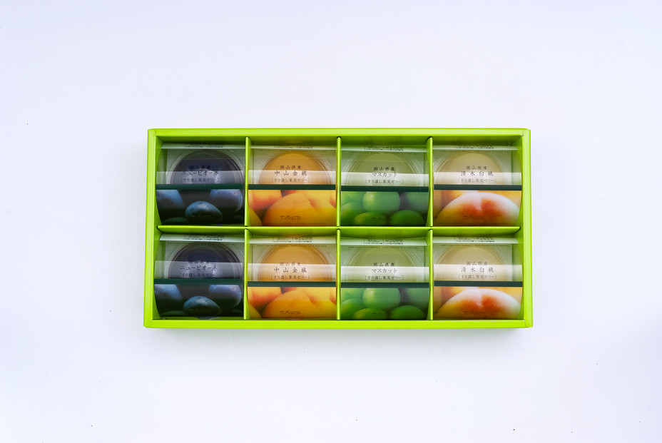 岡山果実ゼリー（4種×2）【高島屋選定品】