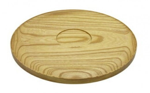 ケヤキ　8寸仁取盆【仁取盆 ケヤキ材 φ23.5cm×2cm 日本 手作り 工芸品  ワンプレート 国産天然木 おしゃれ プレゼント 記念 お祝い 神奈川県 小田原市 】