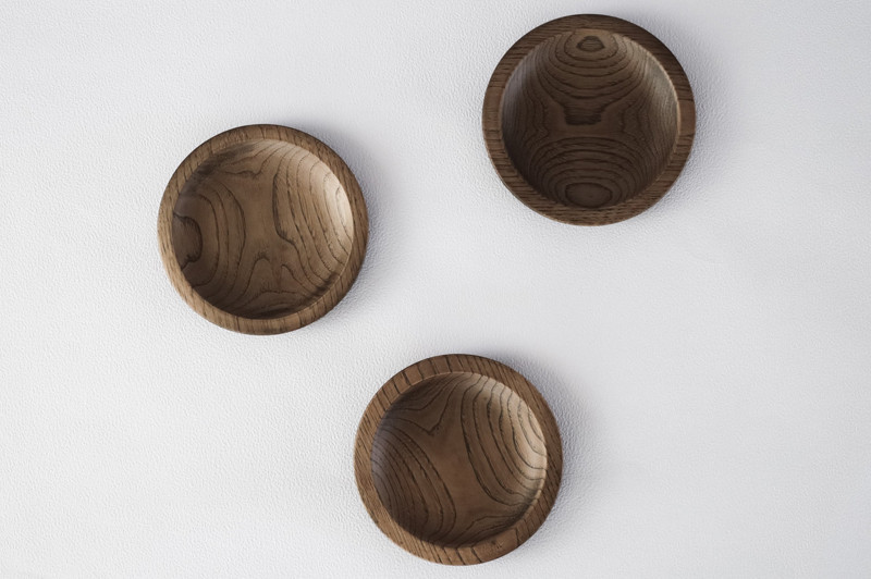 ナラの小皿&nbsp;3枚セット&nbsp;【&nbsp;食器&nbsp;神奈川県小田原市】