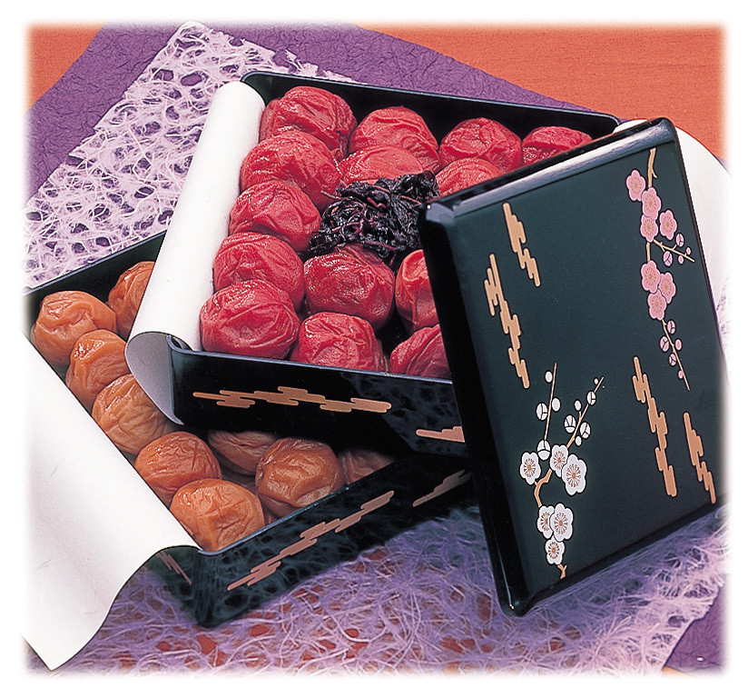 紀州南高梅&nbsp;二段重箱（はちみつ・昔しそ）&nbsp;1kg（500g×2）&nbsp;sekifz012B