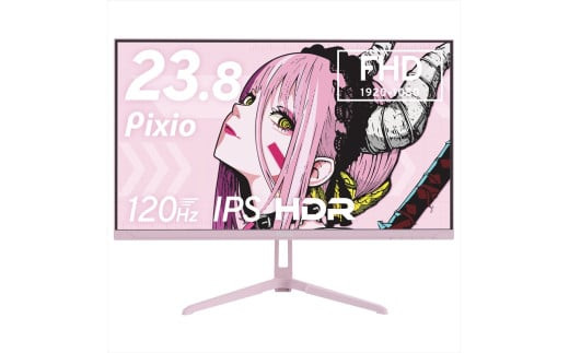 Pixio&nbsp;ゲーミングモニター&nbsp;23.8インチ&nbsp;FHD&nbsp;120Hz&nbsp;IPS&nbsp;ピンク&nbsp;PX246WAVEK