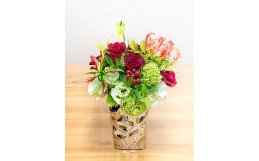 アレンジメント&nbsp;Sサイズ_レッド系