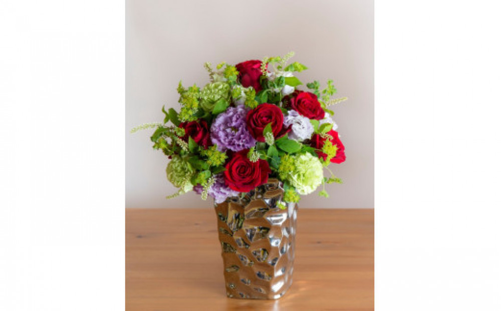 アレンジメント&nbsp;Mサイズ_レッド系