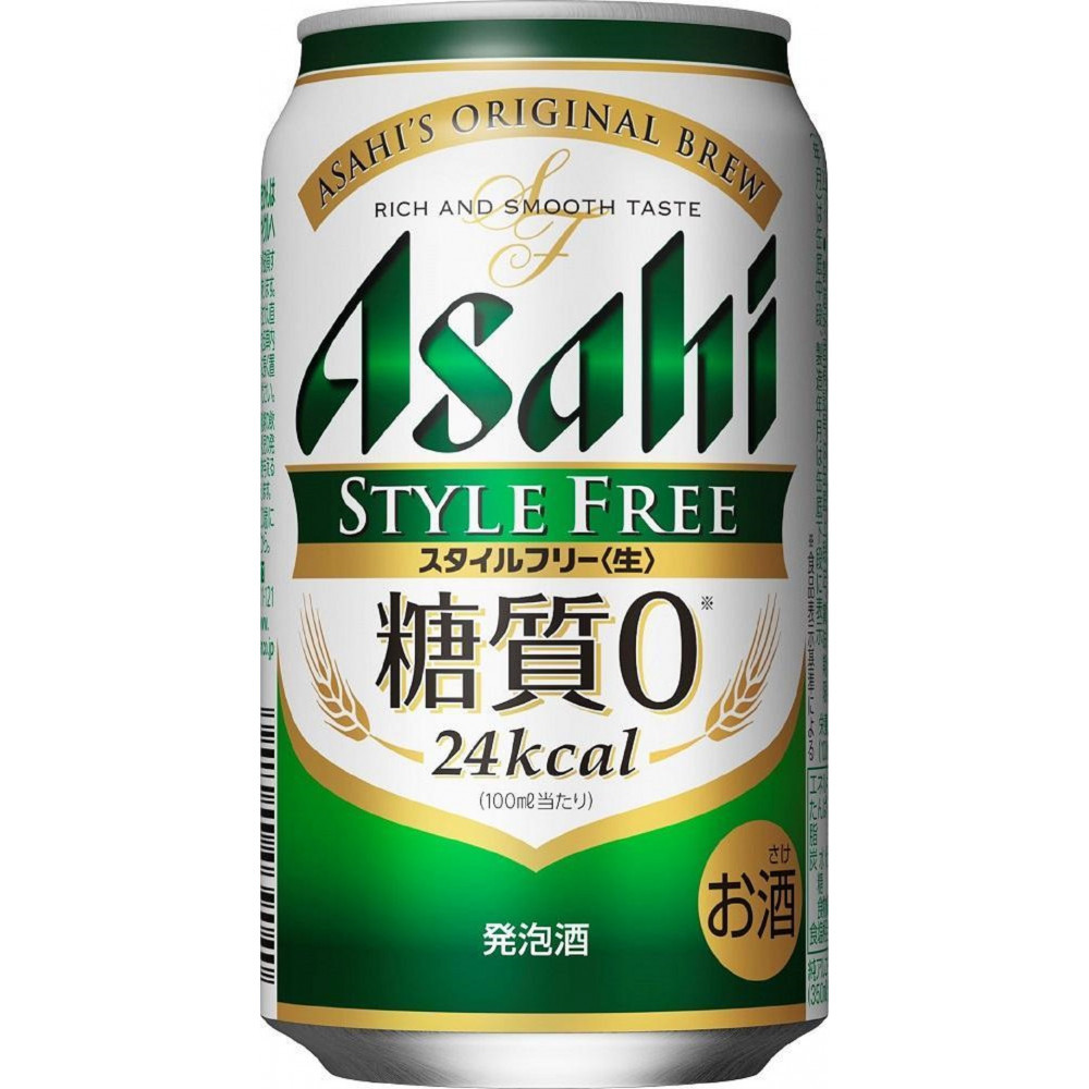 【定期便3回】【博多工場産】アサヒビール　スタイルフリー350ml&nbsp;６缶パック&nbsp;ケース入り