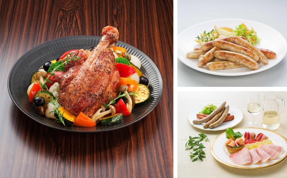 福留ハム&nbsp;ロマンティック街道6点セット（ハム、ベーコン）